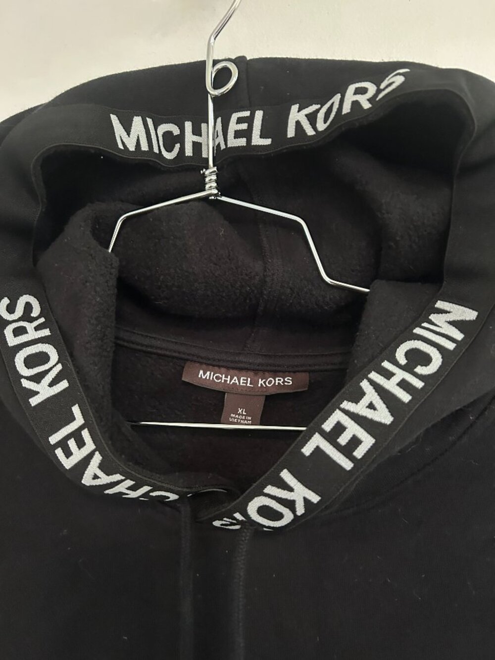 Michael Kors Black Logo Hoodie XL - Picture 4 of 6